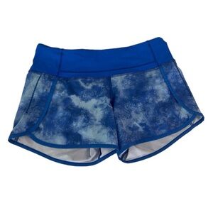 Lululemon Women’s Run Shots Size 6 Blue Tie-Dye